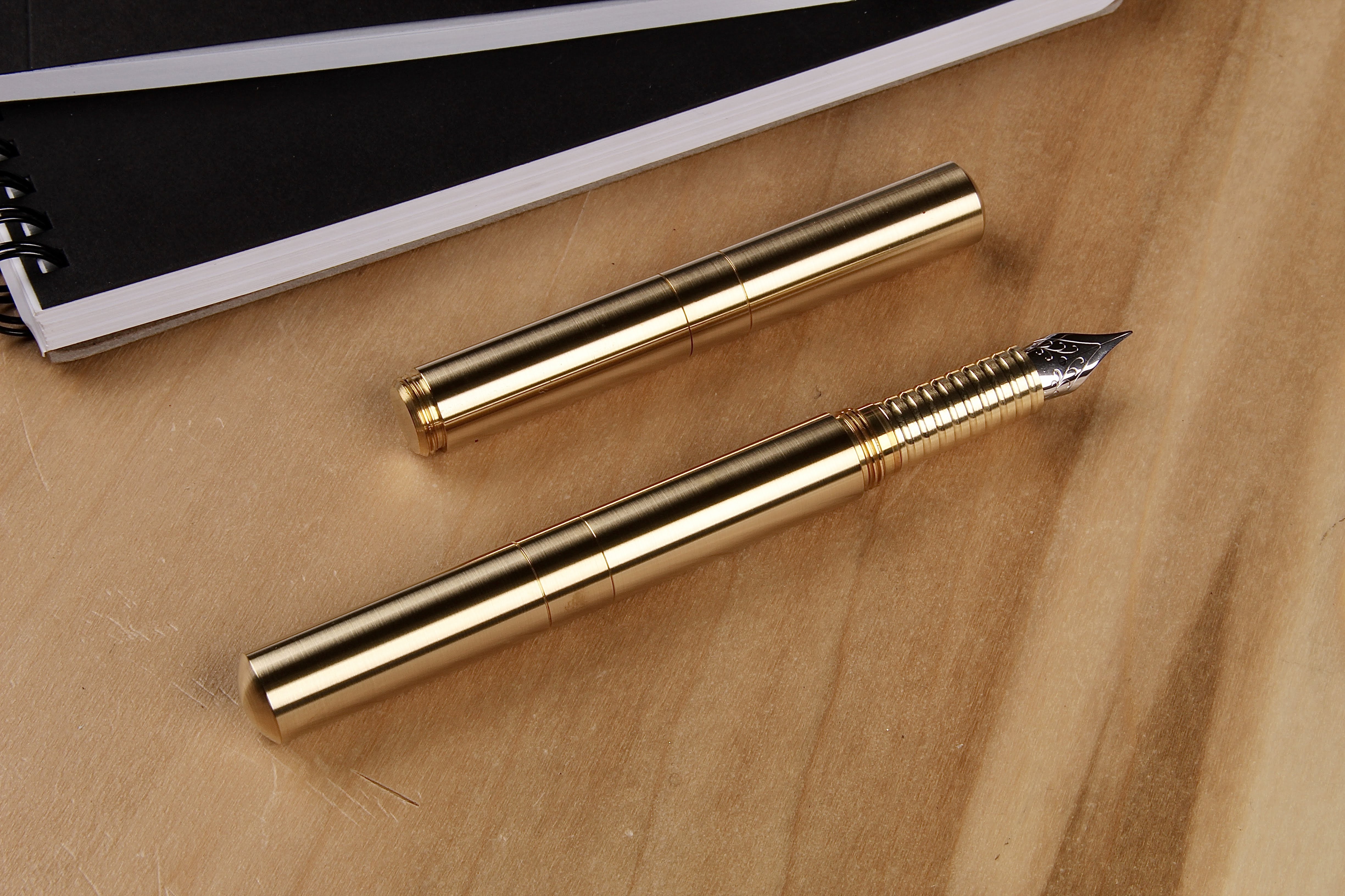 Vintage Brass Pocket Fountain Pen Review 